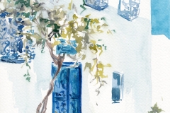 Tunis-sidi-bou-said-2-akvarel