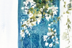 Tunis-sidi-bou-said-3-akvarel