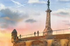 beograd-pobednik-akvarel