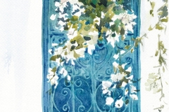 Tunis-sidi-bou-said-3-akvarel