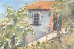 srpsko-selo-akvarel