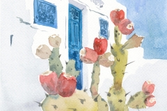 Tunis-sidi-bou-said-4-akvarel